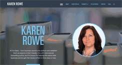 Desktop Screenshot of karenrowe.com